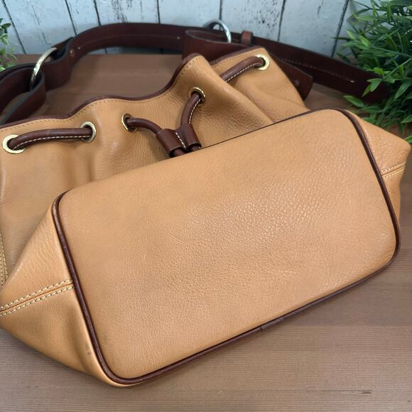 Dooney & Bourke Leather Drawstring Bucket Bag - Picture 3 of 10